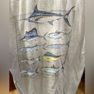 Vintage Hooked “Carpe Diem” fishing tee size medium